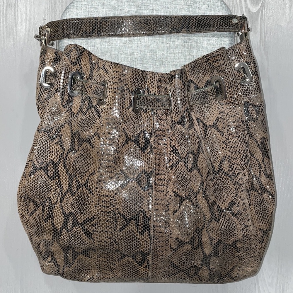 Tory Burch Natalya Python Hobo - image 4